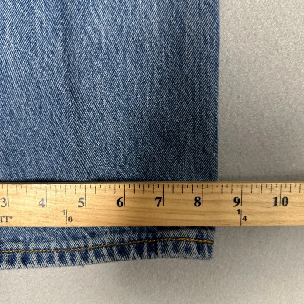 Levis 501 Jeans Mens 35X32 Blue Original Fit Straight Leg 5-Pocket Classic Denim
